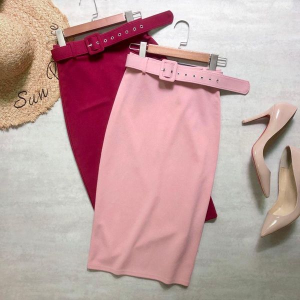 skirts 2021 summer women pencil skirt elastic chiffon bodycon belt solid color knee length office laday fashion midi high waist, Black
skirts 2021 summer women pencil skirt elastic chiffon bodycon belt solid color knee length office laday fashion midi high waist, Black