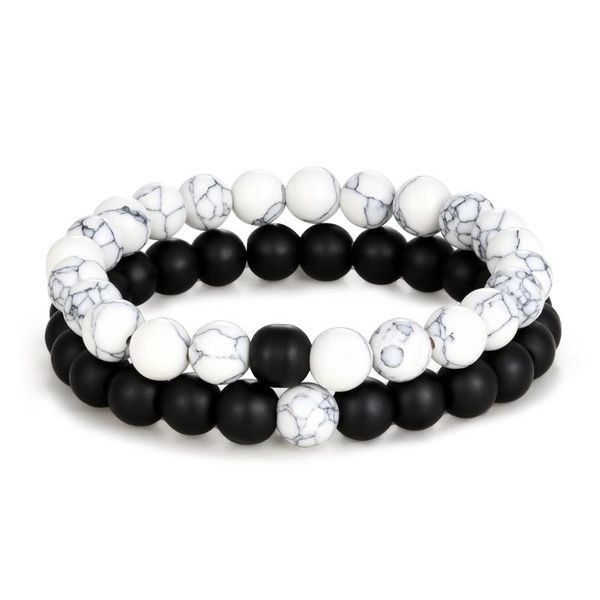 beaded, strands distance bracelet set 8mm natural stone yin yang beads for men women couples friendship bohemia jewelry, Black
beaded, strands distance bracelet set 8mm natural stone yin yang beads for men women couples friendship bohemia jewelry, Black