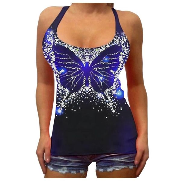 women's tanks & camis tank 3d sequins butterfly printed raceback casual sleeveless vest low collar femme slim ropa mujer, White
women's tanks & camis tank 3d sequins butterfly printed raceback casual sleeveless vest low collar femme slim ropa mujer, White