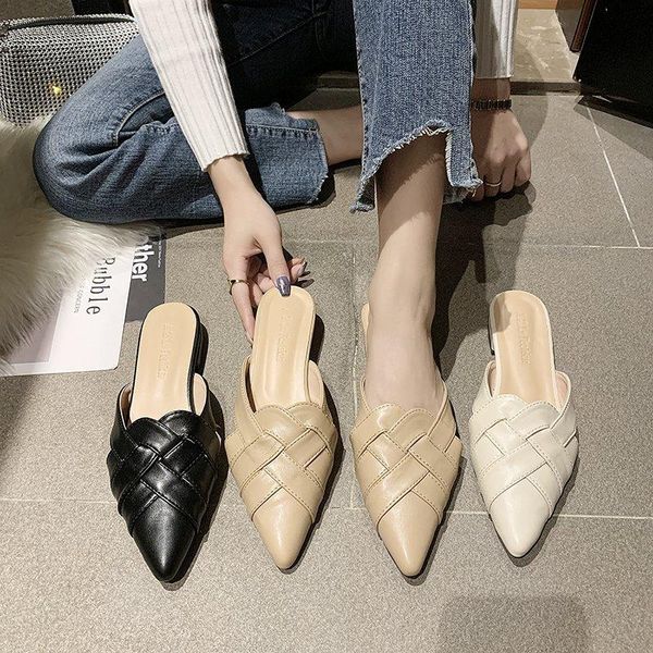 classic mules woman slides pu leather outdoor slipper platform pointed toe shoes sandals zandalias de mujer slippers, Black
classic mules woman slides pu leather outdoor slipper platform pointed toe shoes sandals zandalias de mujer slippers, Black