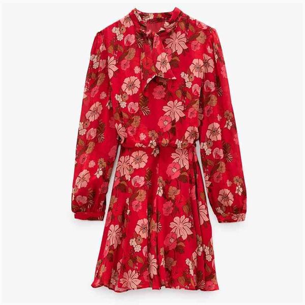 woman elegant long sleeve mini dress women floral print party dresses tied o-neck female pleated vintage vestidos 210524, Black;gray
woman elegant long sleeve mini dress women floral print party dresses tied o-neck female pleated vintage vestidos 210524, Black;gray