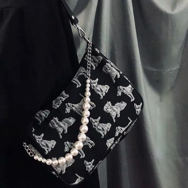 evening bags retro design women's underarm bag pearl chain dog pattern ladies armpit shoulder female girls hobos tote purse handbags
evening bags retro design women's underarm bag pearl chain dog pattern ladies armpit shoulder female girls hobos tote purse handbags