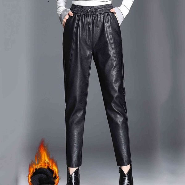 women's pants & capris além de veludo espessamento calças preto streetwear pantalones feminino couro do plutônio moda cordão cintura el, Black;white
women's pants & capris além de veludo espessamento calças preto streetwear pantalones feminino couro do plutônio moda cordão cintura el, Black;white