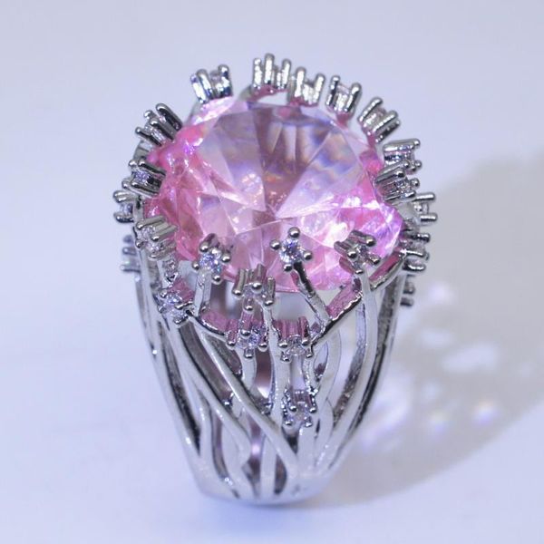 wedding rings fashion big pink zircon stone ring female girls luxury 925 silver jewelry promise engagement for women, Slivery;golden
wedding rings fashion big pink zircon stone ring female girls luxury 925 silver jewelry promise engagement for women, Slivery;golden