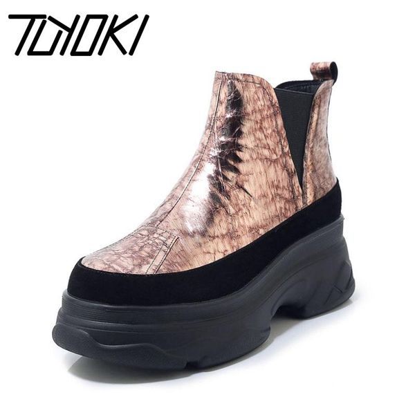 boots tuyoki real leather thick bottom 2021 ladies ankle platform slip on round toe daily footwear size 34-39, Black
boots tuyoki real leather thick bottom 2021 ladies ankle platform slip on round toe daily footwear size 34-39, Black