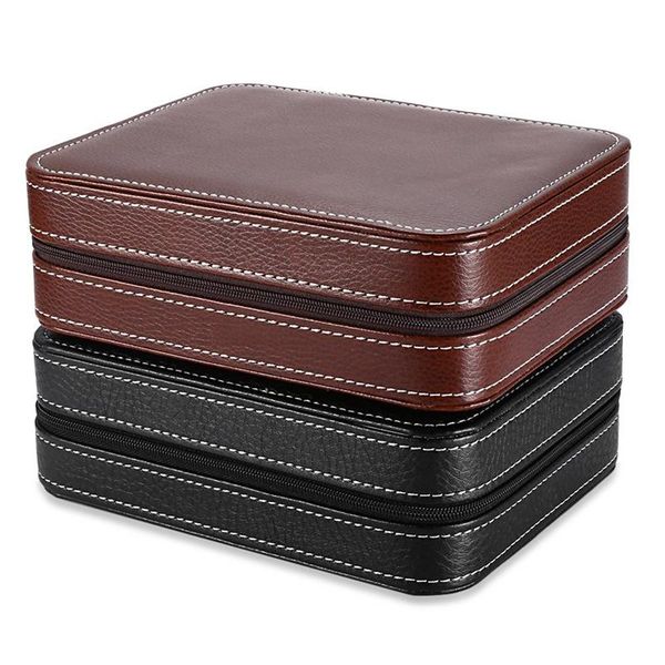 watch boxes & cases 2 grids pu leather travel case zipper wristwatch box (black) black zippered watches (coffee-4 slots), Black;blue
watch boxes & cases 2 grids pu leather travel case zipper wristwatch box (black) black zippered watches (coffee-4 slots), Black;blue