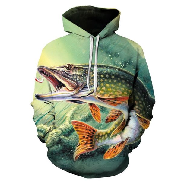 men's hoodies & sweatshirts 2021 spring and autumn painted fish long sleeve hoodie 3d printing sweatshirt women's field fishing, Black
men's hoodies & sweatshirts 2021 spring and autumn painted fish long sleeve hoodie 3d printing sweatshirt women's field fishing, Black