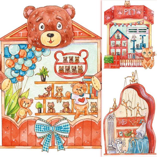 gift wrap lovely buddy bear stree special oil washi tapes journal masking tape adhesive diy scrapbooking sticker
gift wrap lovely buddy bear stree special oil washi tapes journal masking tape adhesive diy scrapbooking sticker