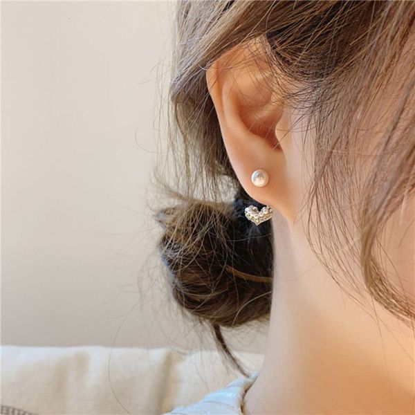s925 silver needle korean east gate pearl women's diamond earrings, simple temperament and lovely earrings, Black
s925 silver needle korean east gate pearl women's diamond earrings, simple temperament and lovely earrings, Black