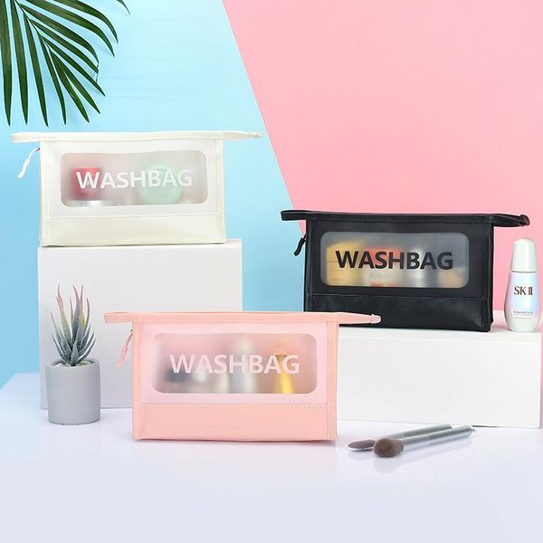 ladies cosmetic bag travel toiletries cosmetics waterproof storage transparent bags & cases
ladies cosmetic bag travel toiletries cosmetics waterproof storage transparent bags & cases