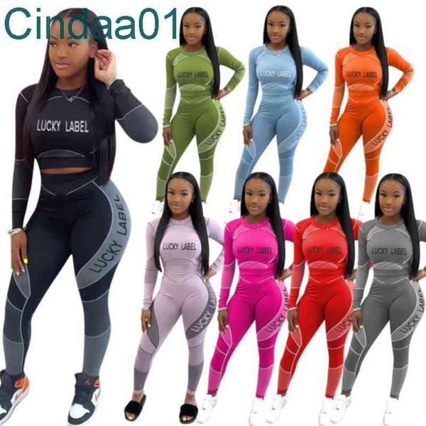 women tracksuits two piece set designer line stitching letter printed long sleeve t shirt pencli pants casual ladies sports suits 8 colours, Gray
women tracksuits two piece set designer line stitching letter printed long sleeve t shirt pencli pants casual ladies sports suits 8 colours, Gray