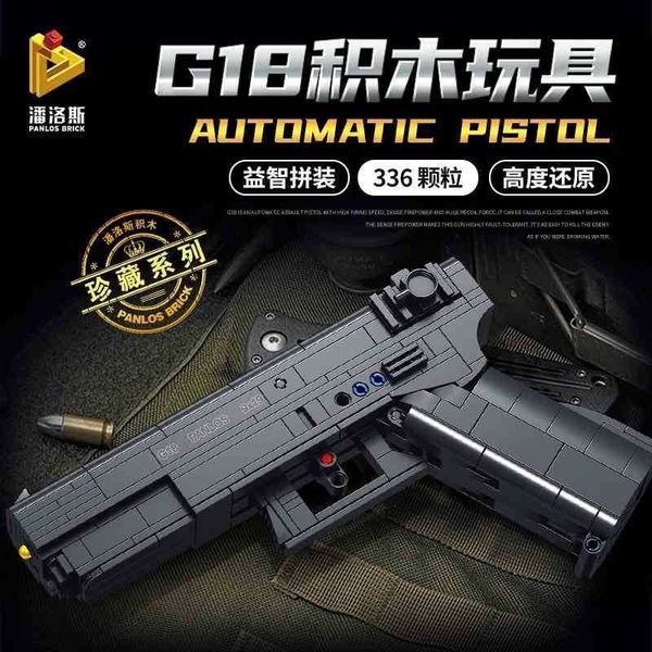 penrose 670010 military series g18 pistol model boy building block assembly toy gift
penrose 670010 military series g18 pistol model boy building block assembly toy gift