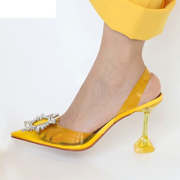 sandals rhinestone sunflower women clear cup high heel pumps pointed toe slingback transparent pvc sandalias party shoes 1bfh, Black
sandals rhinestone sunflower women clear cup high heel pumps pointed toe slingback transparent pvc sandalias party shoes 1bfh, Black