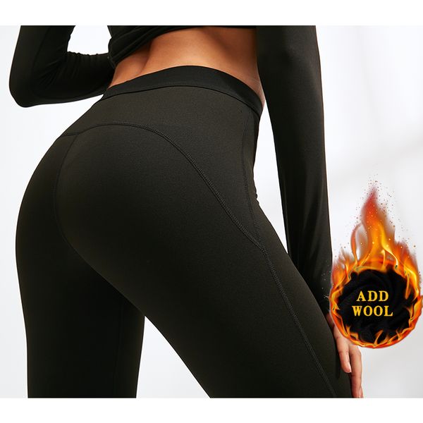 15% spandex add wool fitness legging solid quickly dry running tights warm trousers workout sweatpants gym yoga pants women, Black
15% spandex add wool fitness legging solid quickly dry running tights warm trousers workout sweatpants gym yoga pants women, Black