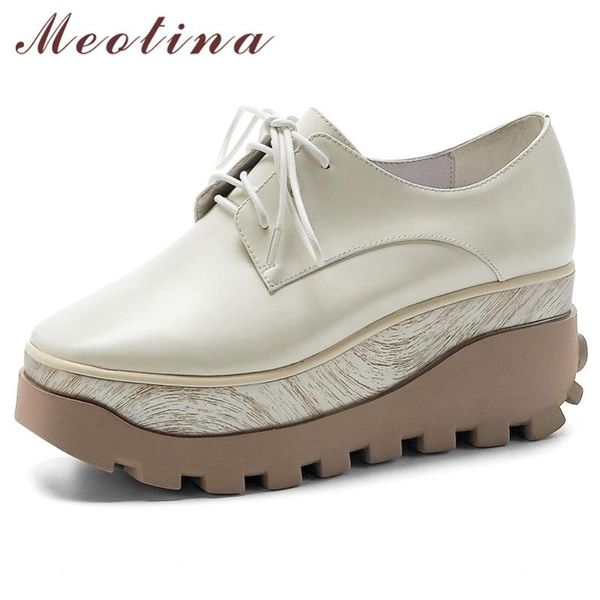 dress shoes meotina high heels women natural genuine leather platform wedge cow lace up pumps ladies size 39, Black
dress shoes meotina high heels women natural genuine leather platform wedge cow lace up pumps ladies size 39, Black