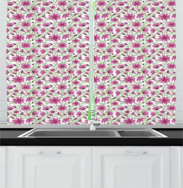 curtain & drapes pink fern green white floral kitchen curtains wildflower drawings with buds fronds for cafe decor
curtain & drapes pink fern green white floral kitchen curtains wildflower drawings with buds fronds for cafe decor