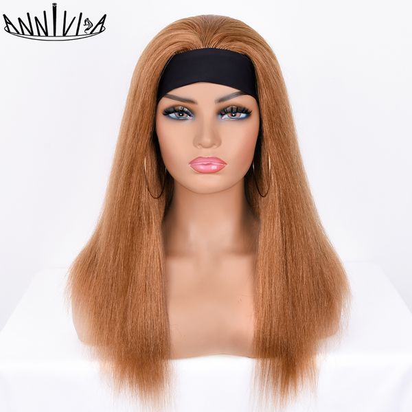 kinky straight headband wigs for black women red blonde yaki straight synthetic glueless silky hair wigs for daily party use
kinky straight headband wigs for black women red blonde yaki straight synthetic glueless silky hair wigs for daily party use