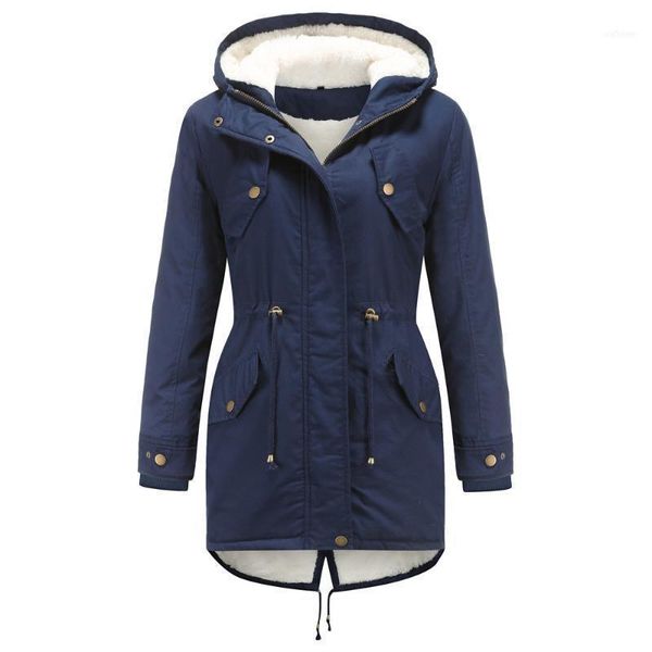 size s-5xl women's winter jacket hooded collar wool liner keep warm coat women drawstring waist cotton female jacket1, Black
size s-5xl women's winter jacket hooded collar wool liner keep warm coat women drawstring waist cotton female jacket1, Black