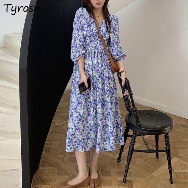 casual dresses mid-calf women floral v-neck elegant lady long puff sleeve femme vestidos draped empire waist retro fashion y2k, Black;gray
casual dresses mid-calf women floral v-neck elegant lady long puff sleeve femme vestidos draped empire waist retro fashion y2k, Black;gray
