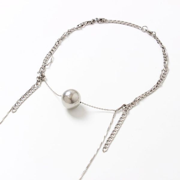 pendant necklaces 2021 tassel metal women luxury multilayer for jewelry, Silver
pendant necklaces 2021 tassel metal women luxury multilayer for jewelry, Silver