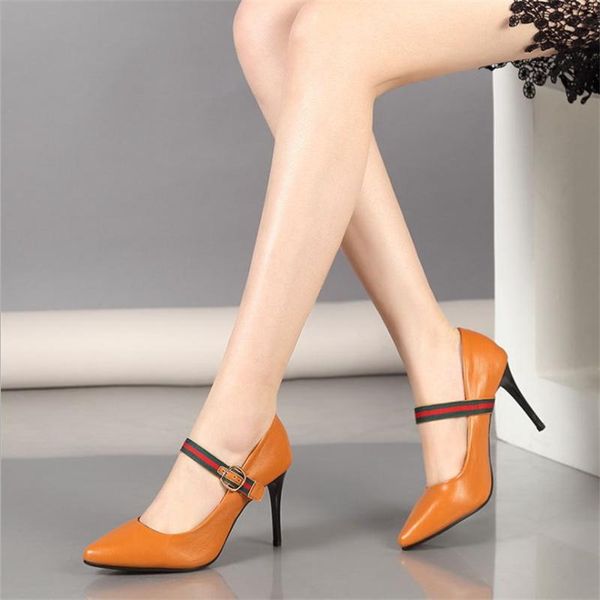 dress shoes summer style women pointed thin heel sandals buckle strap solid high heels black orange plus size 42
dress shoes summer style women pointed thin heel sandals buckle strap solid high heels black orange plus size 42