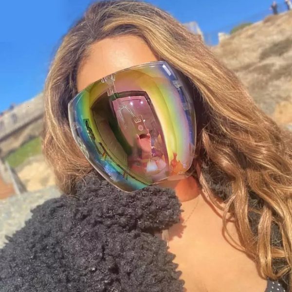 sunglasses men's women's faceshield protective glasses goggles safety blocc anti-spray mask goggle glass, White;black
sunglasses men's women's faceshield protective glasses goggles safety blocc anti-spray mask goggle glass, White;black