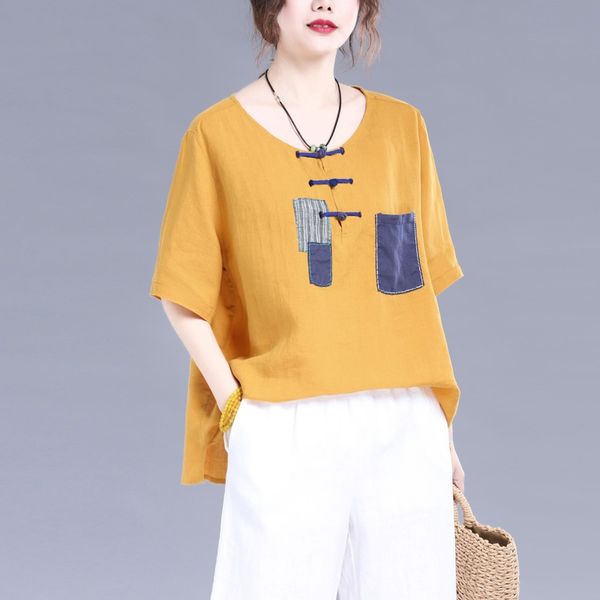 womens and blouses summer traditional chinese clothing cotton linen loose vintage oriental chinese shirt 10405, Red
womens and blouses summer traditional chinese clothing cotton linen loose vintage oriental chinese shirt 10405, Red
