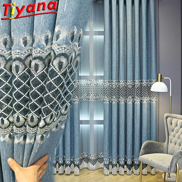 curtain & drapes blue/grey hollow geometric curtains for living room semi-blackout chenille embroidery window bedroom #828vt
curtain & drapes blue/grey hollow geometric curtains for living room semi-blackout chenille embroidery window bedroom #828vt
