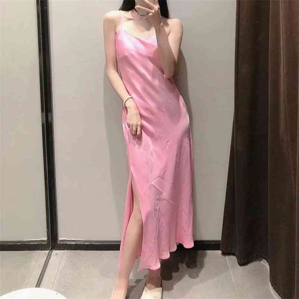 women summer camisole long dress sleeveless slim a-line party date slim women pink 210524, Black;gray
women summer camisole long dress sleeveless slim a-line party date slim women pink 210524, Black;gray