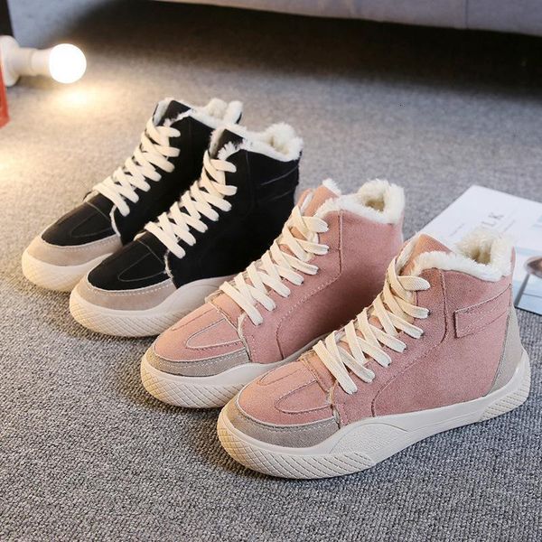 fisdyrax warm winter boots female casual women suede ankle mujer flat plush insole snows ladies shoes n219, Black
fisdyrax warm winter boots female casual women suede ankle mujer flat plush insole snows ladies shoes n219, Black