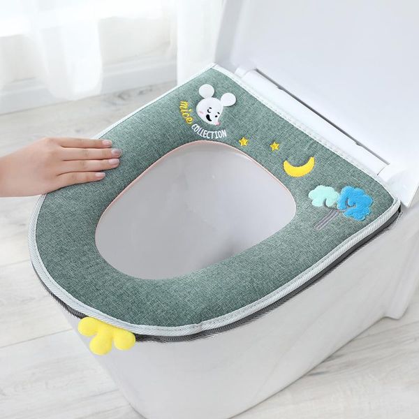 toilet seat covers autumn and winter pad thickened cushion soft short velvet cover bathroom wc four-season
toilet seat covers autumn and winter pad thickened cushion soft short velvet cover bathroom wc four-season