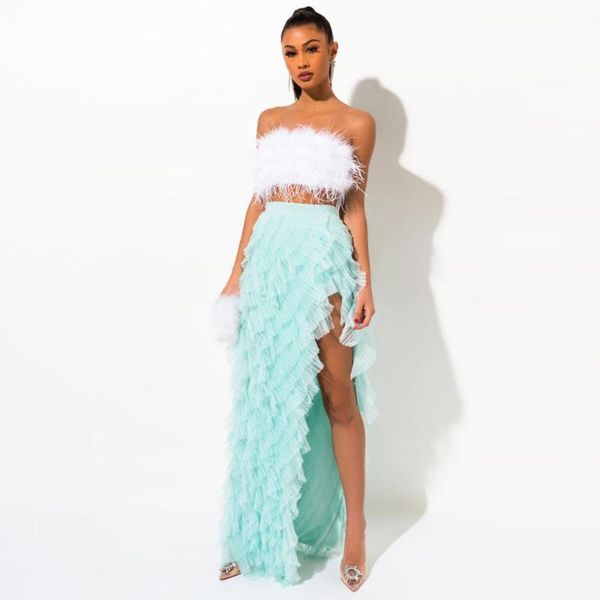 skirts summer side high split mint green ruffles women tulle a-line tiered puffy party tutu skirt custom made, Black
skirts summer side high split mint green ruffles women tulle a-line tiered puffy party tutu skirt custom made, Black