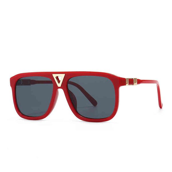 009 fashion large frame sunglass metal sense advanced men's and women's general busins glass sunglass, White;black
009 fashion large frame sunglass metal sense advanced men's and women's general busins glass sunglass, White;black