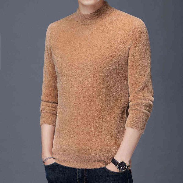 men's sweaters imitation men's sweater autumn thickened warm imitation mink wool knitted bottomed shirt solid color low round neck, White;black
men's sweaters imitation men's sweater autumn thickened warm imitation mink wool knitted bottomed shirt solid color low round neck, White;black