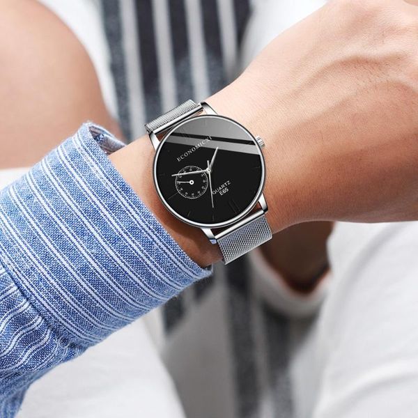 wristwatches relogio masculino watches men business watch simple stainless steel mesh belt wild quartz luxury, Slivery;brown
wristwatches relogio masculino watches men business watch simple stainless steel mesh belt wild quartz luxury, Slivery;brown