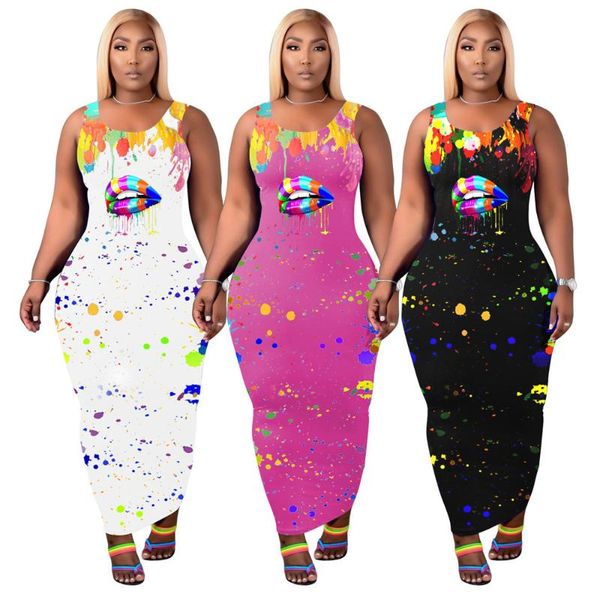 casual dresses plus size fashion women clothing 4xl urban ink-splashing lips three-color print long dress wholesale items, Black;gray
casual dresses plus size fashion women clothing 4xl urban ink-splashing lips three-color print long dress wholesale items, Black;gray