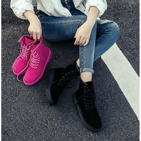 boots shofort winter women 2021 solid color all-match heighten shoes fashion flock lace-up warm non-slip motorcycle, Black
boots shofort winter women 2021 solid color all-match heighten shoes fashion flock lace-up warm non-slip motorcycle, Black