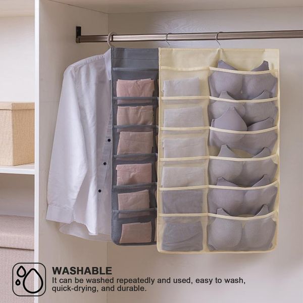 storage boxes & bins 30pocket underwear hanging organiser bag double-sided closet space-saving bra underpants socks scarves wardrobe clothes
storage boxes & bins 30pocket underwear hanging organiser bag double-sided closet space-saving bra underpants socks scarves wardrobe clothes