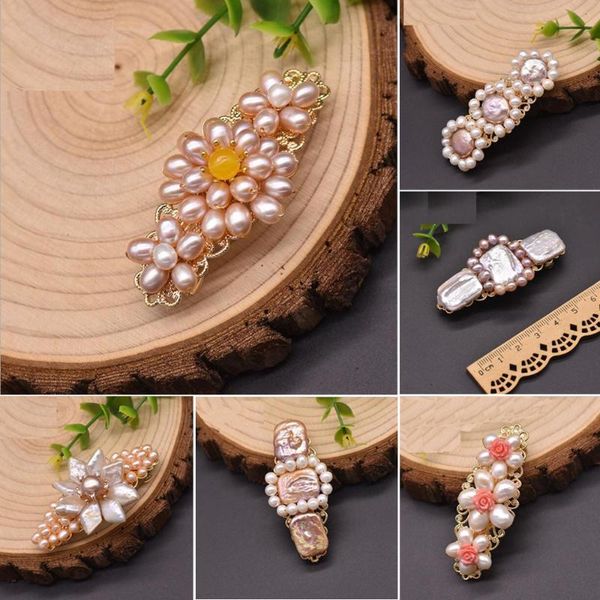 hair clips & barrettes korean handmade natural freshwater baroque pearl hairpin rhinestone crystal for women girls party fashion jewelry, Golden;silver
hair clips & barrettes korean handmade natural freshwater baroque pearl hairpin rhinestone crystal for women girls party fashion jewelry, Golden;silver