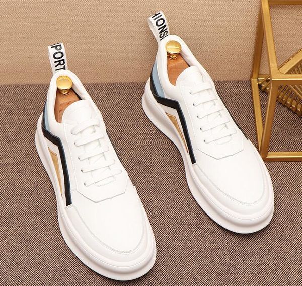 designer men sneakers high shoes round toes white dress shoes breathable lace-up loafers flat heel business leisure walking loafers, Black
designer men sneakers high shoes round toes white dress shoes breathable lace-up loafers flat heel business leisure walking loafers, Black