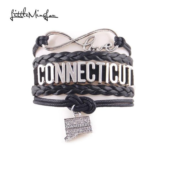 charm bracelets little minglou infinity love connecticut bracelet hometown geography map & bangles for men women leather jewelry, Golden;silver
charm bracelets little minglou infinity love connecticut bracelet hometown geography map & bangles for men women leather jewelry, Golden;silver