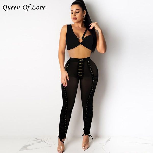 women's two piece pants 2 women one shulder zipper crop and pant matching set 2021 summer fashion see through cross bandage outfits, White
women's two piece pants 2 women one shulder zipper crop and pant matching set 2021 summer fashion see through cross bandage outfits, White