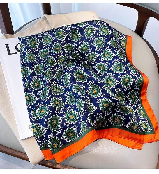 scarves silk satin head scarf for women flower print kerchief neck scarfs 70cm square shawls and wrpas ladies, Blue;gray
scarves silk satin head scarf for women flower print kerchief neck scarfs 70cm square shawls and wrpas ladies, Blue;gray