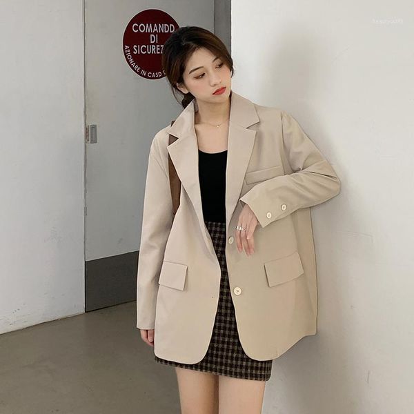 women's suits & blazers formal casual loose jackets elegant ol suit autumn long sleeve business buttons coats nice mujer, White;black
women's suits & blazers formal casual loose jackets elegant ol suit autumn long sleeve business buttons coats nice mujer, White;black
