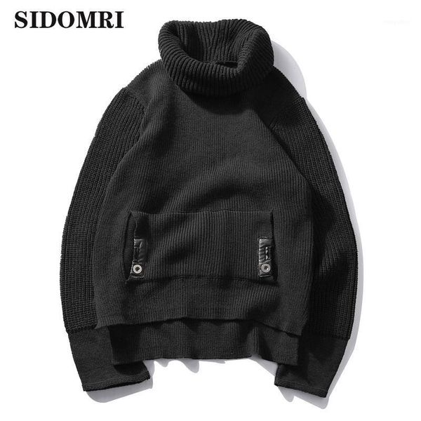 men's sweaters spring and autumn sweater pull-over thickened turtleneck christmas solid color big pocket for men, White;black
men's sweaters spring and autumn sweater pull-over thickened turtleneck christmas solid color big pocket for men, White;black
