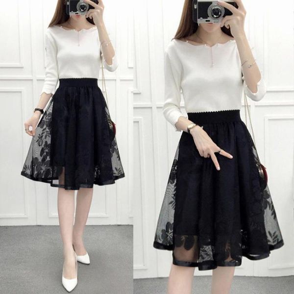 skirts 2021 summer elastic high waist slimming simple black lace skirt all-match casual women a-line short tide
skirts 2021 summer elastic high waist slimming simple black lace skirt all-match casual women a-line short tide
