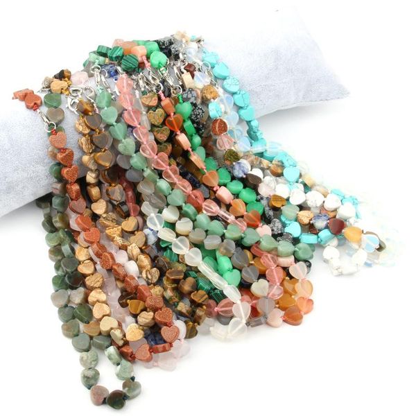chokers charming heart-shaped necklace fashion semi-precious stone crazy agate for women party wedding jewelry gift 10x10mm, Golden;silver
chokers charming heart-shaped necklace fashion semi-precious stone crazy agate for women party wedding jewelry gift 10x10mm, Golden;silver