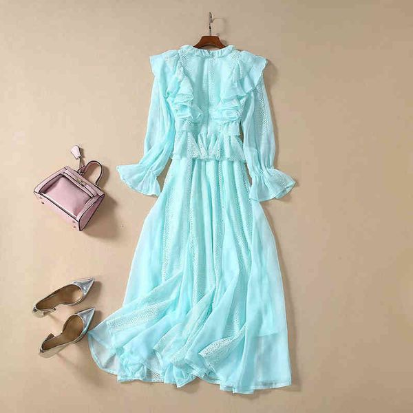 dress seqinyy chiffon 2021 summer fashion design sleeves lace line long, Black;gray
dress seqinyy chiffon 2021 summer fashion design sleeves lace line long, Black;gray