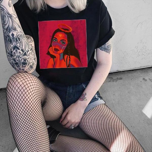 harajuku cartoon gothic print women short sleeve retro summer streetwear o neck sweet girls tee, White
harajuku cartoon gothic print women short sleeve retro summer streetwear o neck sweet girls tee, White