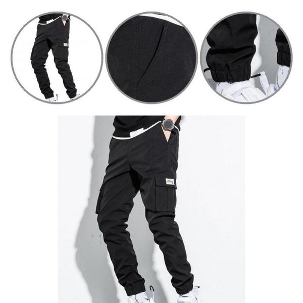 men's pants students trousers ankle banded stylish skin-friendly all match, Black
men's pants students trousers ankle banded stylish skin-friendly all match, Black